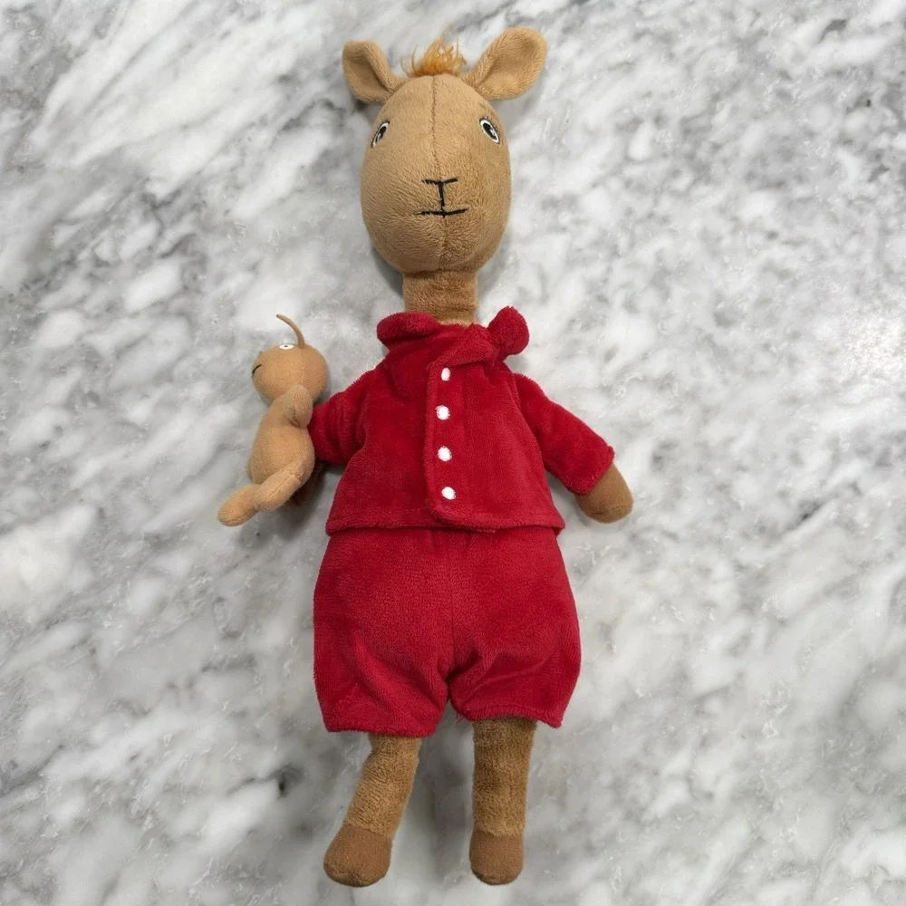Llama Red Pajamas Plush Stuffed Book Character Toy Figure 15